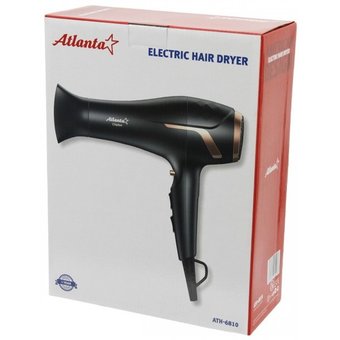  Фен ATLANTA ATH-6810 (black) 