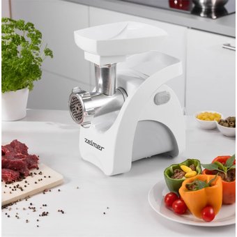 Мясорубка Zelmer ZMM9801B White 