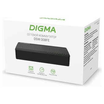  Коммутатор Digma DSW-308FE 