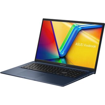  Ноутбук Asus VivoBook 17X X1704ZA-AU342 (90NB10F2-M00DE0) Core i7 1255U 16Gb SSD512Gb Intel Iris Xe graphics 17.3" IPS FHD (1920x1080) noOS blue 