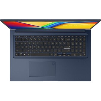  Ноутбук Asus VivoBook 17X X1704ZA-AU342 (90NB10F2-M00DE0) Core i7 1255U 16Gb SSD512Gb Intel Iris Xe graphics 17.3" IPS FHD (1920x1080) noOS blue 