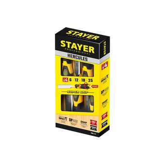  Набор стамесок-долот STAYER Hercules 18205-H4 4 шт. 