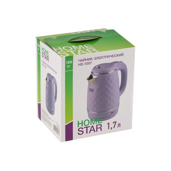  Чайник HOMESTAR HS-1007 лиловый (107006) 
