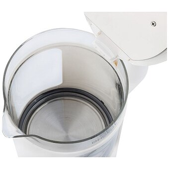  Чайник ENERGY E-256 стекло, белый (164151) 