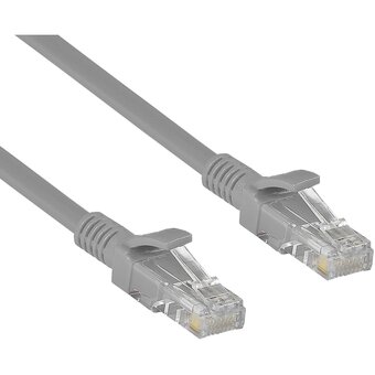  Патч-корд Exegate UTP-RJ45-RJ45-5e-0,5M-GY (EX169509RUS-20) 0.5 м, серый, 20 шт. 