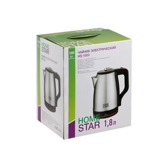  Электрочайник HOMESTAR HS-1003 стальной 