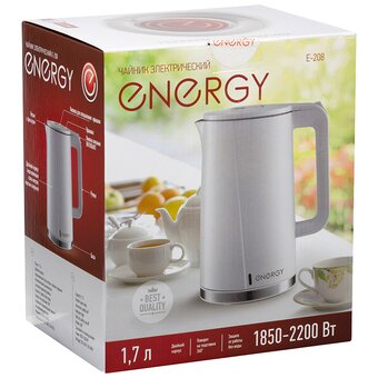  Чайник ENERGY E-208 белый (164148) 