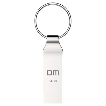 USB-флешка DM PD076-USB3.0 64Gb (USB3.0) металл, с кольцом 