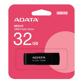  USB-флешка ADATA UC310-32G-RBK 32GB USB 3.2 Gen1 Black 