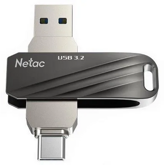  USB-флешка Netac US11 NT03US11C-064G-32BK 64GB USB3.0+TypeC Dual Flash Drive 