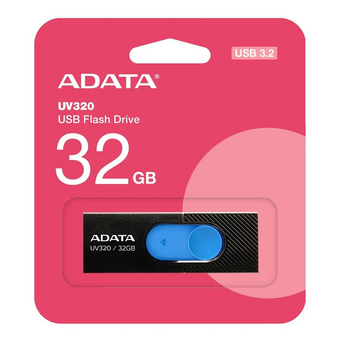  USB-флешка ADATA AUV320-32G-RBKBL 32GB USB 3.2 Gen1 Black/blue 