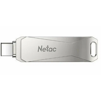  USB-флешка Netac U782C NT03U782C-256G-30PN 256Gb, USB3.0+TypeC, металлическая 