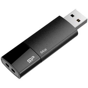  USB-флешка Silicon Power Ultima U05 SP064GBUF2U05V1K 64GB, USB 2.0, Черный 