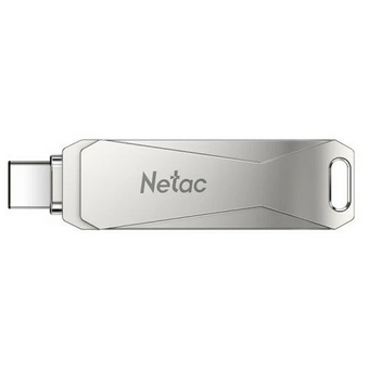  USB-флешка Netac U782C NT03U782C-256G-30PN 256Gb, USB3.0+TypeC, металлическая 