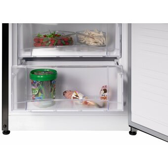  Холодильник NORDFROST NRG 162 NF B черный стекло 