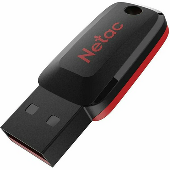 USB-флешка Netac U197 NT03U197N-004G-20BK 4Gb, USB2.0, пластиковая, черная 