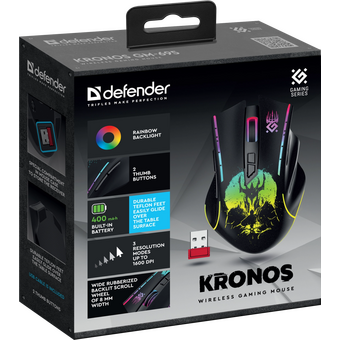  Мышка DEFENDER Kronos GM-695 52695 Black 
