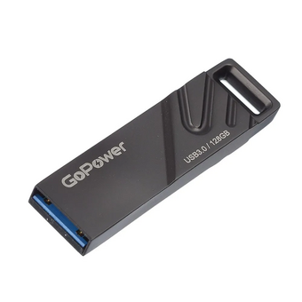  USB-флешка GoPower Titan (00-00025959) 128GB USB3.0 металл черный графит 