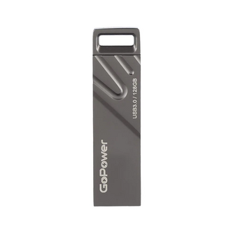  USB-флешка GoPower Titan (00-00025959) 128GB USB3.0 металл черный графит 