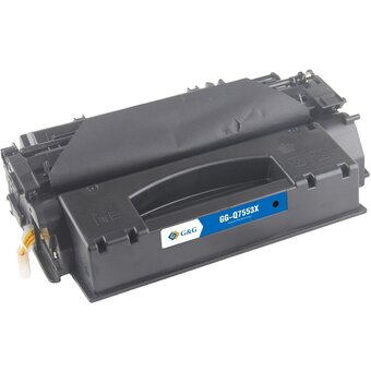  Картридж лазерный G&G GG-Q7553X черный 7000стр для HP LJ P2010/P2014/P2015/M2727nf MFP 