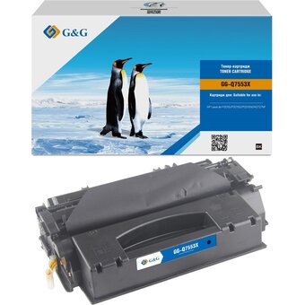  Картридж лазерный G&G GG-Q7553X черный 7000стр для HP LJ P2010/P2014/P2015/M2727nf MFP 