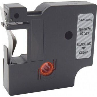  Картридж ленточный Cactus CS-D1-45010 45010 для Dymo LM 160/210D/280/PnP/420P/500 TS; Rhino Pro 6000/5200/4200 