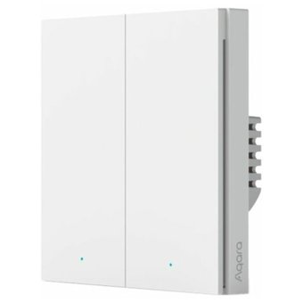  Умный выключатель Aqara Smart Wall Switch H1 EU двухклавишный (WS-EUK02) 
