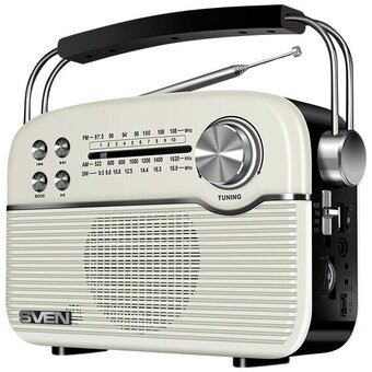  Портативный радиоприемник SVEN SRP-500 WHT 