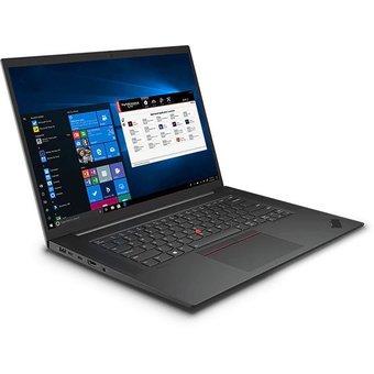  Ноутбук Lenovo ThinkPad P1 Gen 4 20Y3006DRT Core i7 11850H 32Gb SSD1Tb NVIDIA RTX A4000 8Gb 16" IPS WQUXGA (3840x2400) Win10 Pro black 