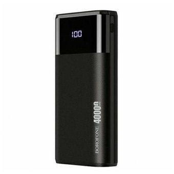  Аккумулятор внешний BOROFONE DBT01 PD fast charge 40000mAh (чёрный) 