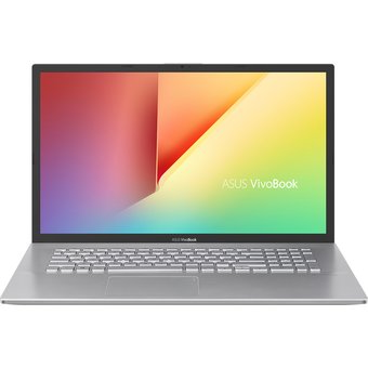  Ноутбук ASUS VivoBook 17 X712JA-AU061 90NB0SZ1-M05180 i3-1005G1/8Gb/256Gb SSD/17.3" FHD/DOS/Silver 