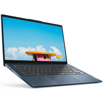  Ноутбук Lenovo IdeaPad 5 14ALC05 82LM00A5RU 14"(1920x1080 IPS)/AMD Ryzen 7 5700U(1.8Ghz)/8192Mb/512SSDGb/noDVD/Int:AMD Radeon/blue 