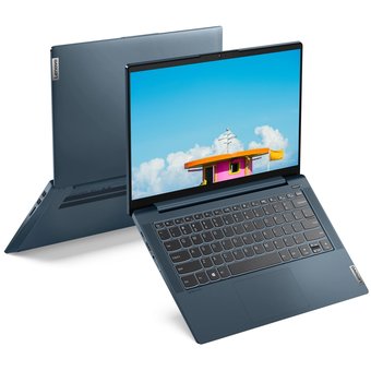 Ноутбук Lenovo IdeaPad 5 14ALC05 82LM00A5RU 14"(1920x1080 IPS)/AMD Ryzen 7 5700U(1.8Ghz)/8192Mb/512SSDGb/noDVD/Int:AMD Radeon/blue 