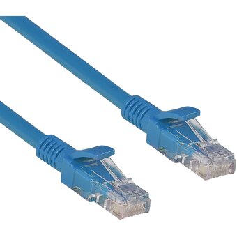  Патч-корд Exegate UTP-RJ45-RJ45-5e-1M-BL (EX241494RUS) 1м, синий 