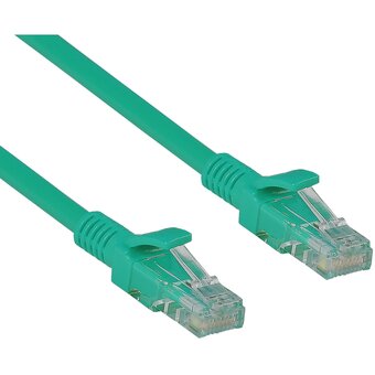  Патч-корд Exegate UTP-RJ45-RJ45-5e-0,5M-GN (EX258383RUS) 0.5м, зеленый 
