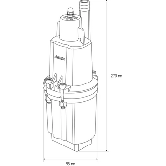  Насос вибрационный JEMIX XVM 60 В/25 