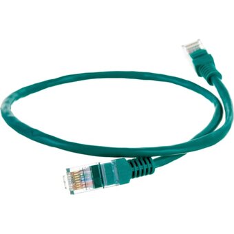  Патч-корд Exegate UTP-RJ45-RJ45-5e-0,5M-GN (EX258383RUS) 0.5м, зеленый 