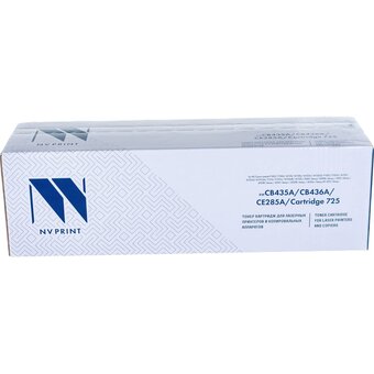  Картридж NV-Print NV-CB435A/436/285/278/725 для HP/Canon LaserJet P1005/ M1120/ M1120n/ M1522n/ M1132/ M1212nf (2000k) 