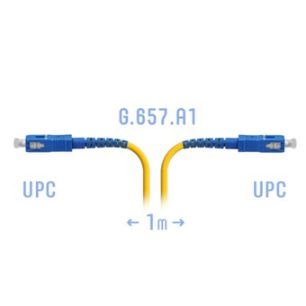  Патч-корд Maxonice MN-PC-SU-SU-SMS3L-5m 5 м, желтый 