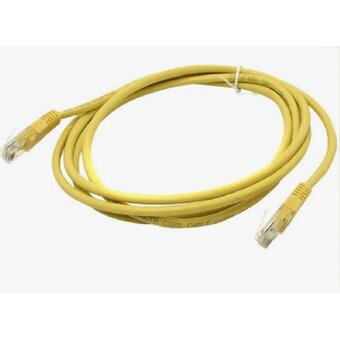  Патч-корд Exegate UTP-RJ45-RJ45-5e-2M-YL (EX258674RUS) 2м, желтый 