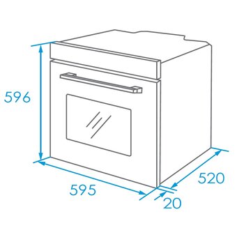  Духовой шкаф AKPO PEA 7009SED03 IX 