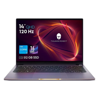  Ультрабук THUNDEROBOT Thunderbook 14 G3 (JT009J00ERU) 14" (35.81 см)/i5-13500H/16 ГБ LPDDR5/512 ГБ SSD/Intel Iris Xe Graphics/Windows 11 Pro/1.42 кг 