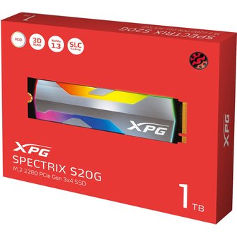  SSD ADATA ASPECTRIXS20G-1T-C SSD SPECTRIX S20G, 1000GB, M.2(22x80mm) 