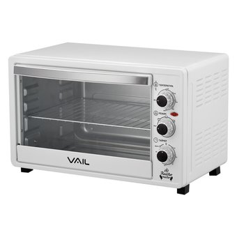  Мини-печь VAIL VL-5000 белый 