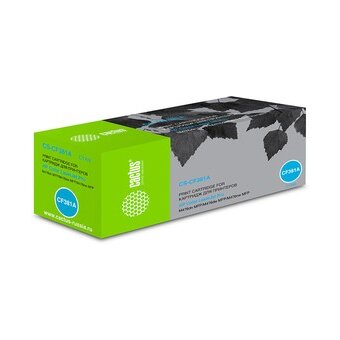  Картридж лазерный Cactus CS-CF381A CF381A голубой 2700стр для HP LJ Pro M476dn/M476nw/M476dw 