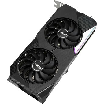  Видеокарта ASUS GeForce RTX 3060Ti DUAL-RTX3060TI-O8G-V2 90YV0G1J-M0NA00 8GB LHR GDDR6 2xHDMI 2.1 3xDP 1.4a 