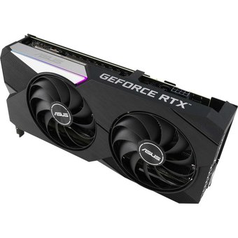  Видеокарта ASUS GeForce RTX 3060Ti DUAL-RTX3060TI-O8G-V2 90YV0G1J-M0NA00 8GB LHR GDDR6 2xHDMI 2.1 3xDP 1.4a 