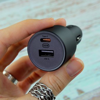  АЗУ Xiaomi Car charger fast charging version 1A1C 100W 