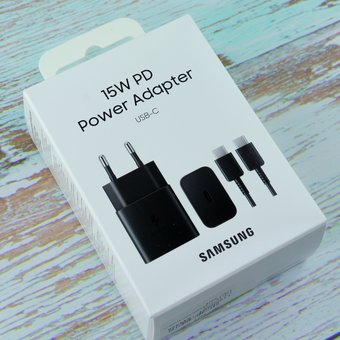  СЗУ Samsung SAM-EP-T1510XBEGRU (USB-C, 15Вт) black 