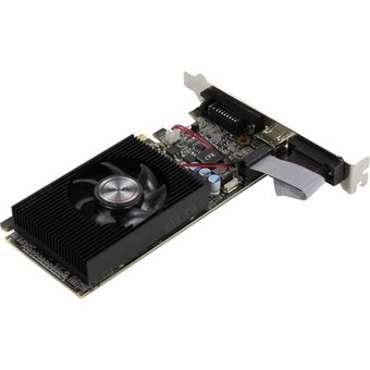  Видеокарта AFOX Geforce GT610 AF610-2048D3L7-V5 2GB DDR3 64Bit DVI HDMI VGA LP Single Fan PCI-E 16x 